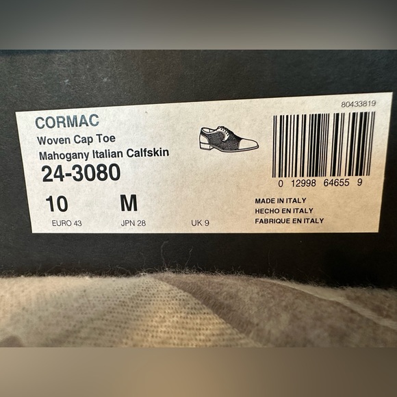 Johnston & Murphy
Cormac woven cap toe mohogany Italian calfskin - Picture 8 of 10